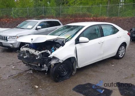 2017 Toyota Corolla Le from USA, damaged, VIN 2T1BURHEXHC779412